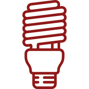 Red lamp icon