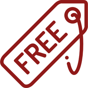 Red freephone icon