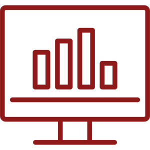 Red sales icon
