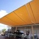 Awning of Beach House Patio by Rollac shutters