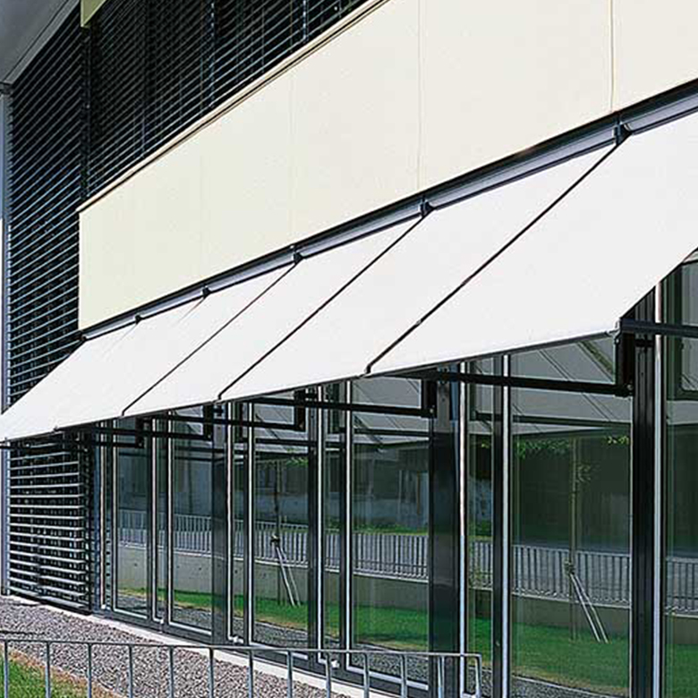 Drop Arm Awnings of Rollac shutters